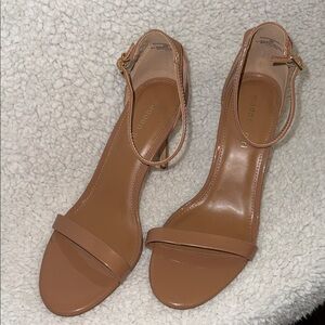 Madden Girl Tan Heeled Sandals used ONE time